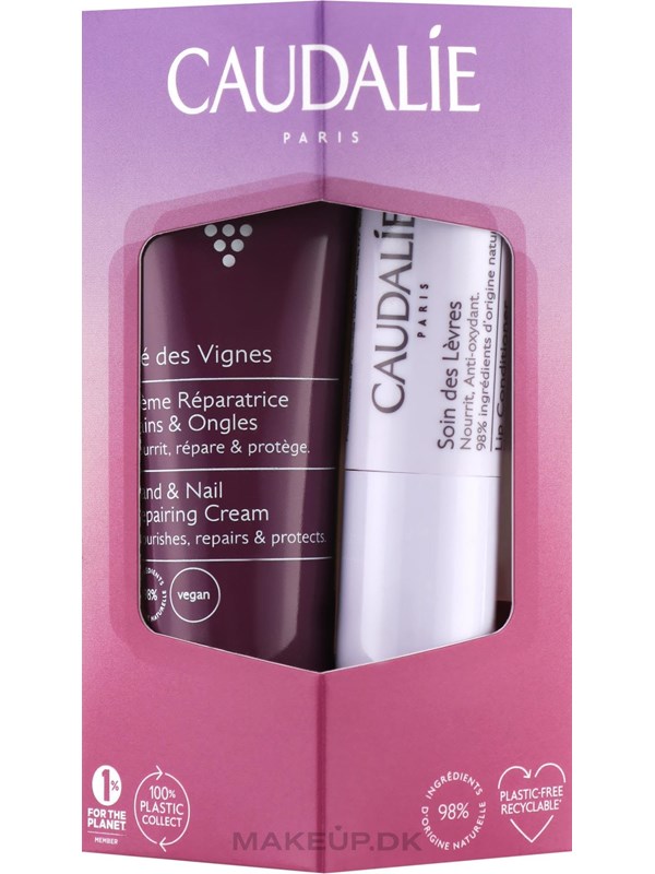 Caudalie The Des Vignes Set Hand & Nail Cream 30ml/Lip Care 4,5gr 34,5 ml