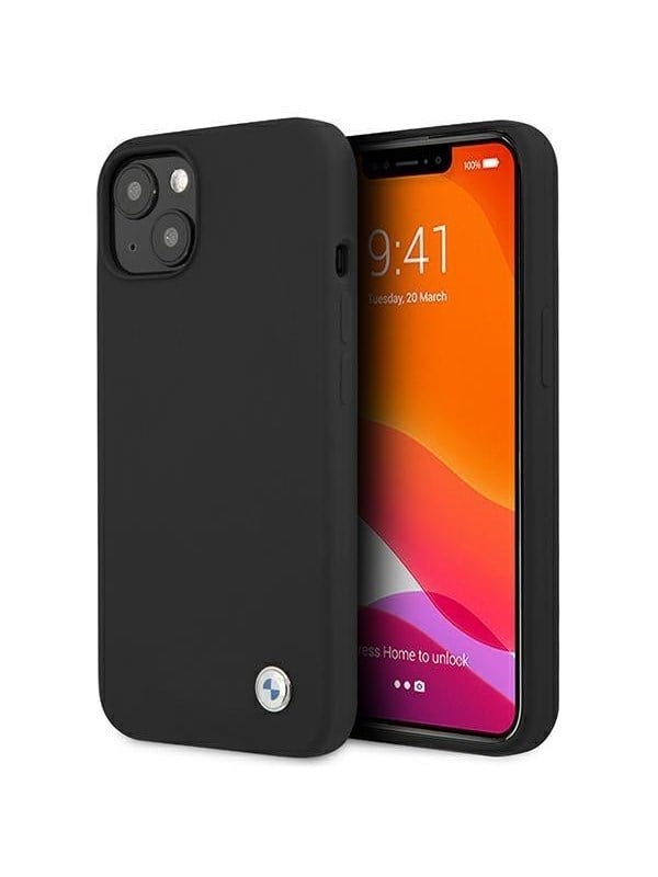 BMW Silicone Signature Case for iPhone 13 mini - Black
