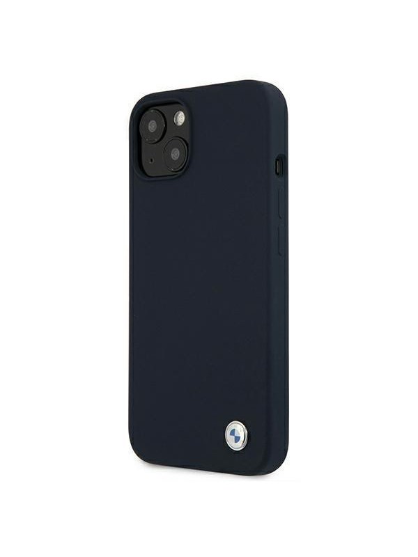 BMW Silicone Signature Case for iPhone 13 mini - Navy Blue