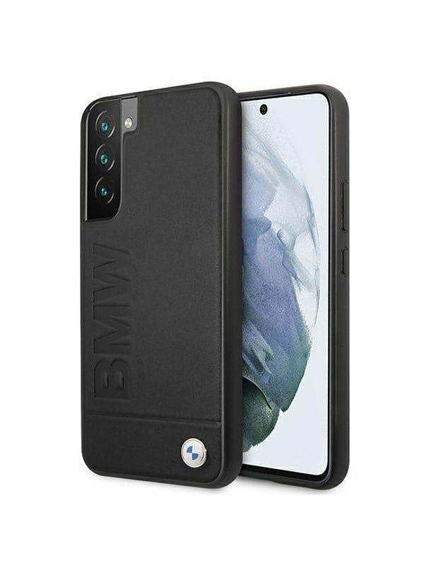 BMW Signature Logo Imprint Case for Samsung Galaxy S22 - Black