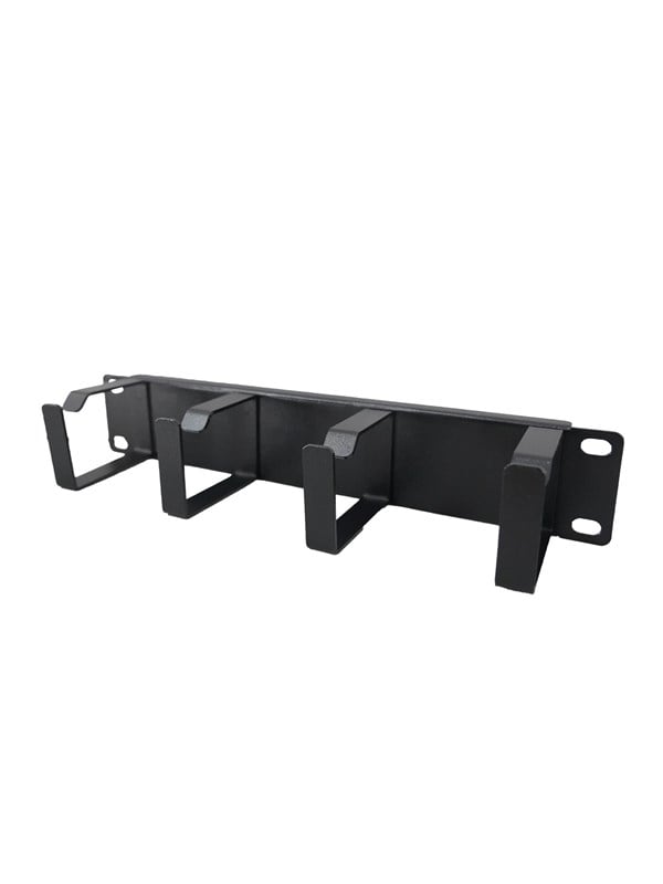Cablio CAB-LNMCM02-10 - 1U Cable Management Panel  4 Cable Rings  10