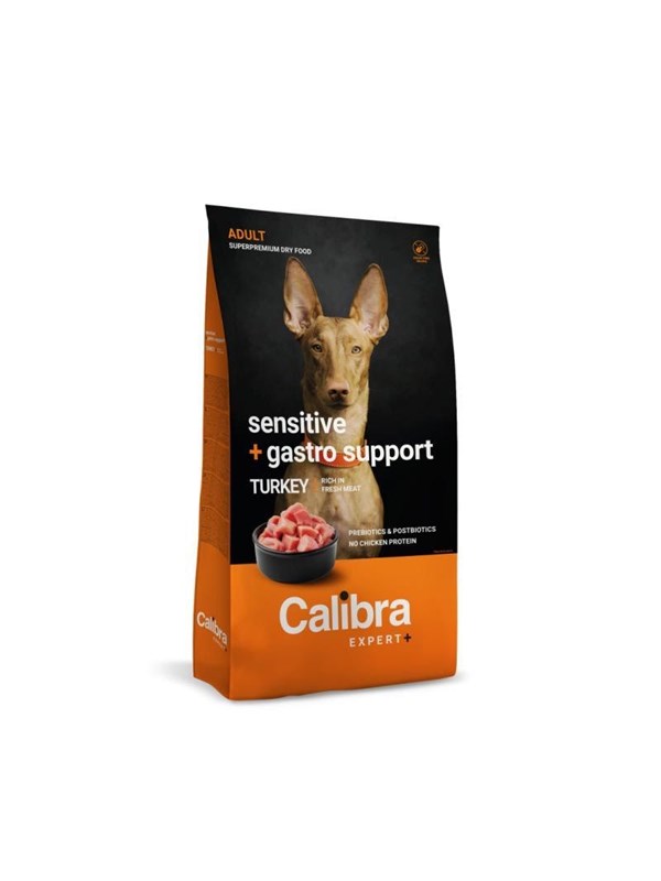 Calibra Dog EXPERT+ - Adult Sensitive & Gastro Support - 12kg