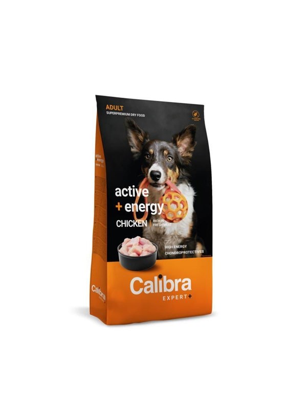 Calibra Dog EXPERT+ - Adult Active & Energy Chicken - 12kg