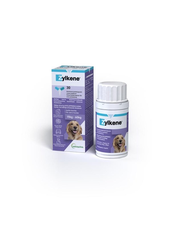Zylkene 450mg - Dogs 15-60kg - Alpha-Casozepine - 30 Capsules