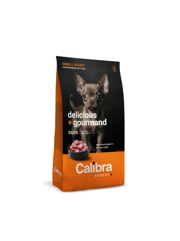 Calibra Dog EXPERT+ - Adult Small Delicious & Gourmet Duck - 6kg
