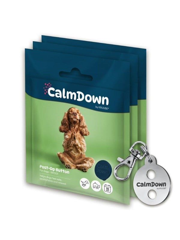CalmDown by KRUUSE Hund Tag Kit 3 Knpfe