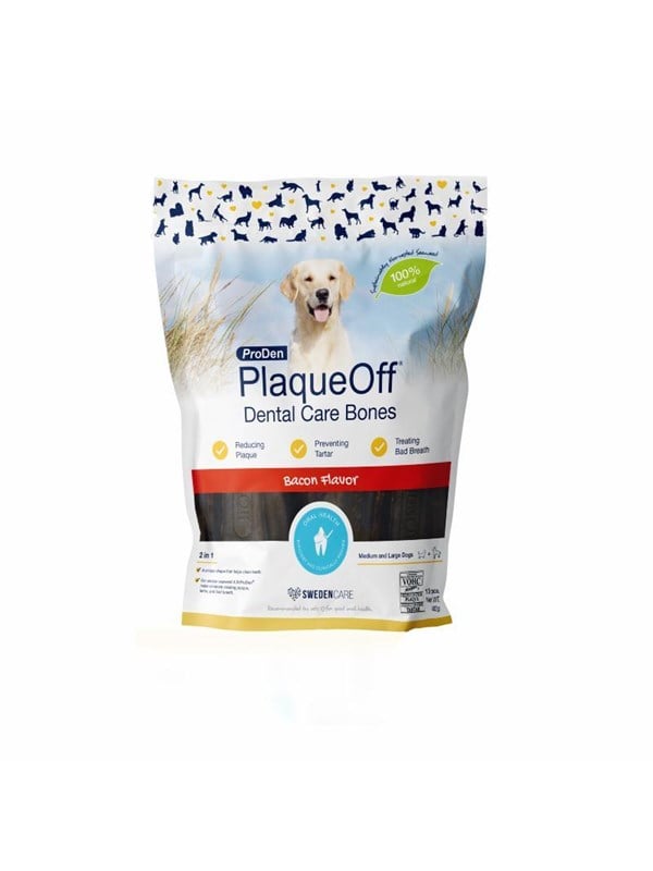 PlaqueOff Dental Care Bones Bacon 480 g