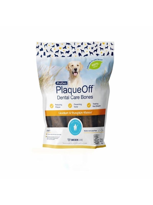 PlaqueOff Dental Care Bones Huhn und Krbis 4