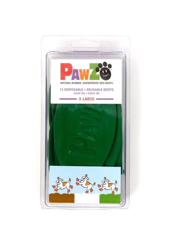 PawZ Pawz Hundeschuhe, XL, 12,7 cm, dunkelgrün 12 Stk.