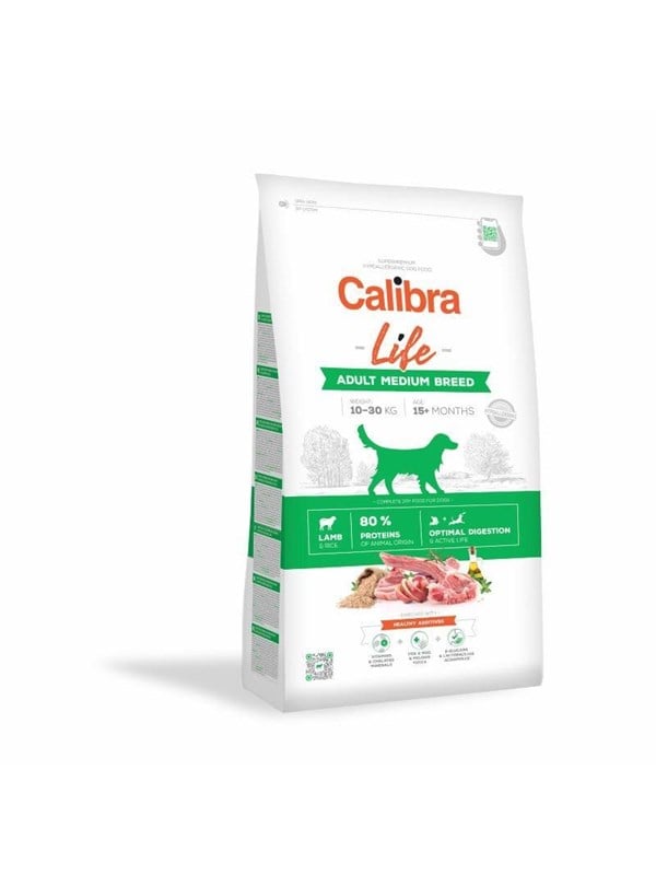 Calibra Dog Life Adult Medium Breed Lamb 2.5 kg