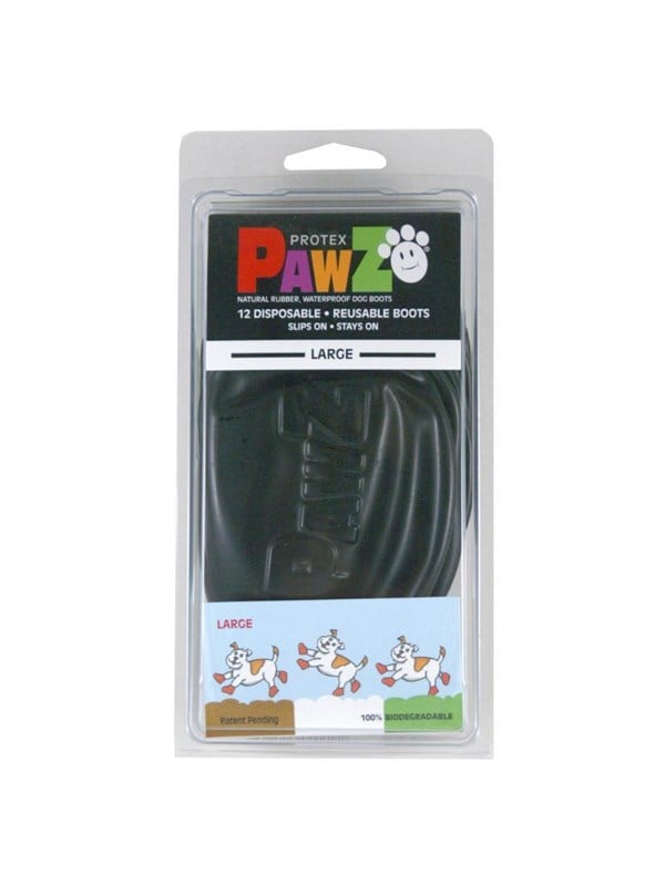 PawZ Pawz Hundeschuhe L 102 cm schwarz 12 Stk