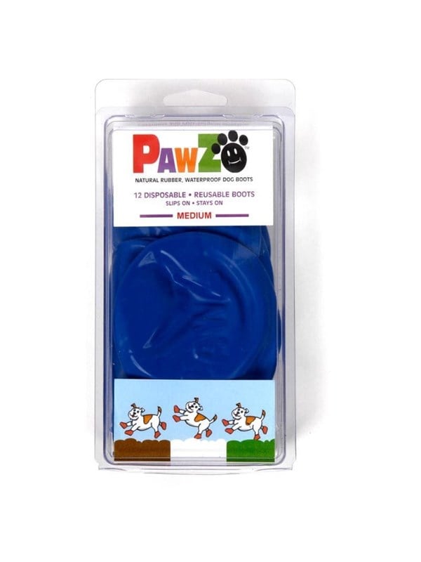 PawZ Pawz Hundeschuhe, M, 7,6 cm, blau 12 Stk