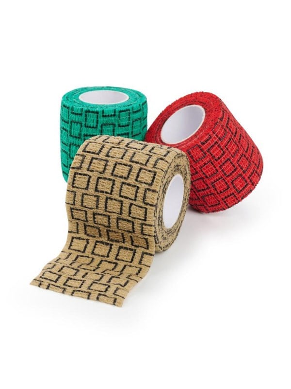KRUUSE SafeVet Bandage 5 cm x 45 m Farbmix