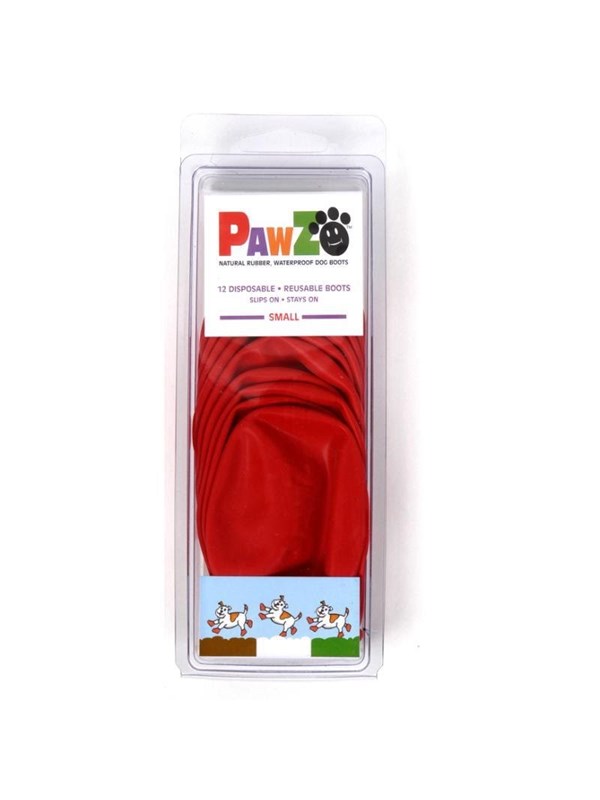 PawZ Pawz Hundeschuhe, S, 6,4 cm, rot 12 Stk