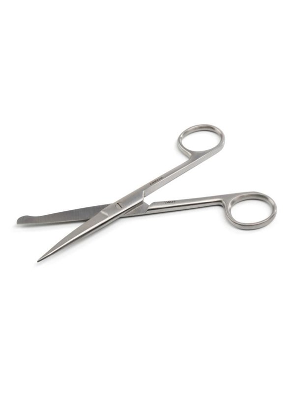 KRUUSE Krankenschere 14 cm spitzKnopf gerade
