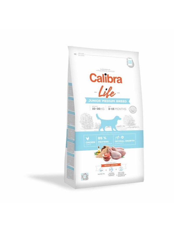 Calibra Dog Life - Junior Medium Breed Chicken - 2.5kg