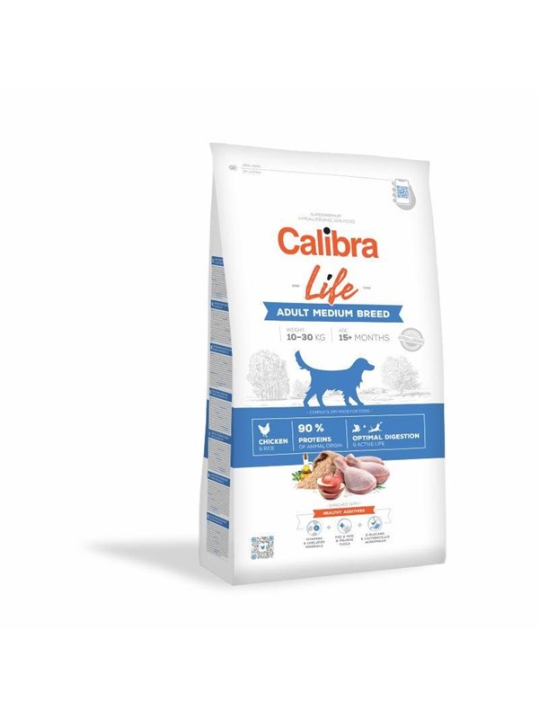 Calibra Dog Life Adult Medium Breed Chicken 2.5 k