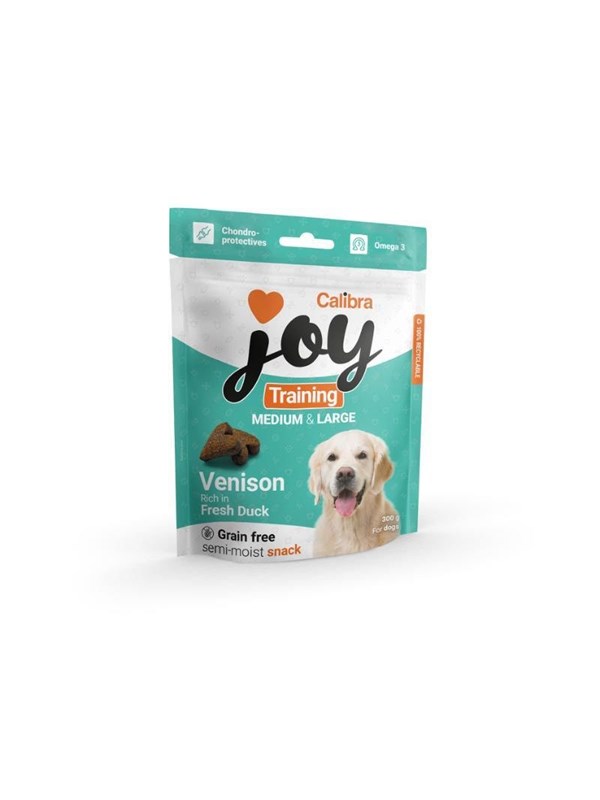 Calibra Joy Train Snack - Medium & Large Dog Venison & Duck - 300g
