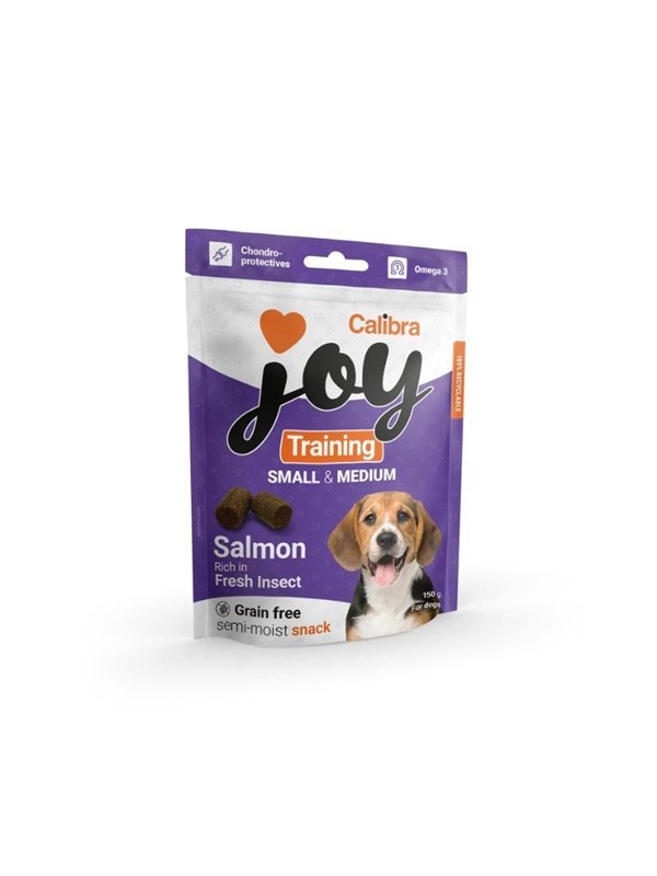 Calibra Joy Train Snack - Small & Medium Dog Salmon & Insect - 150g