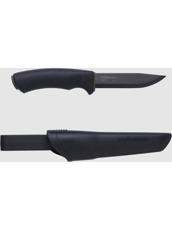 Morakniv Bushcraft Black Knife 4.3" Carbon Steel Blade