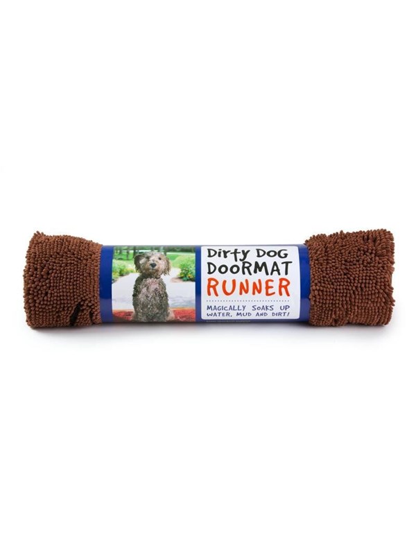 Dog Gone Smart Dirty Dog Fußmatte, Läufer, 152x76cm, Braun