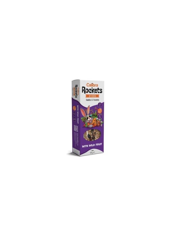 Calibra Rockets - Wild Berries Sticks for Rabbits & Rodents - 120g