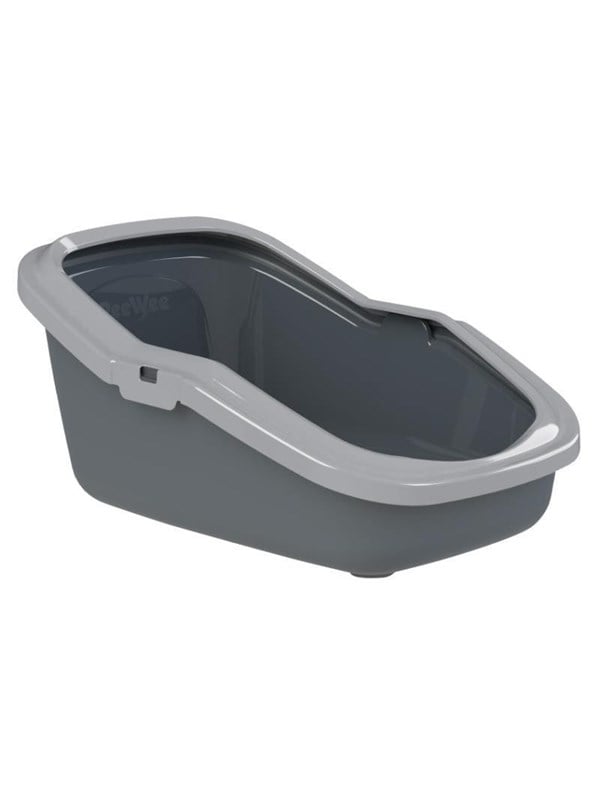 PeeWee EcoMinor Katzentoilette anthrazitgrauhellgrau