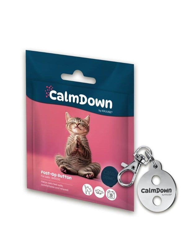 CalmDown by KRUUSE Katze Tag Kit 1 Knopf
