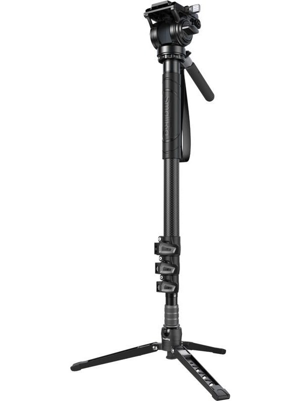 SmallRig 6623 Carbon Fiber Monopod 4 sections with Videohead