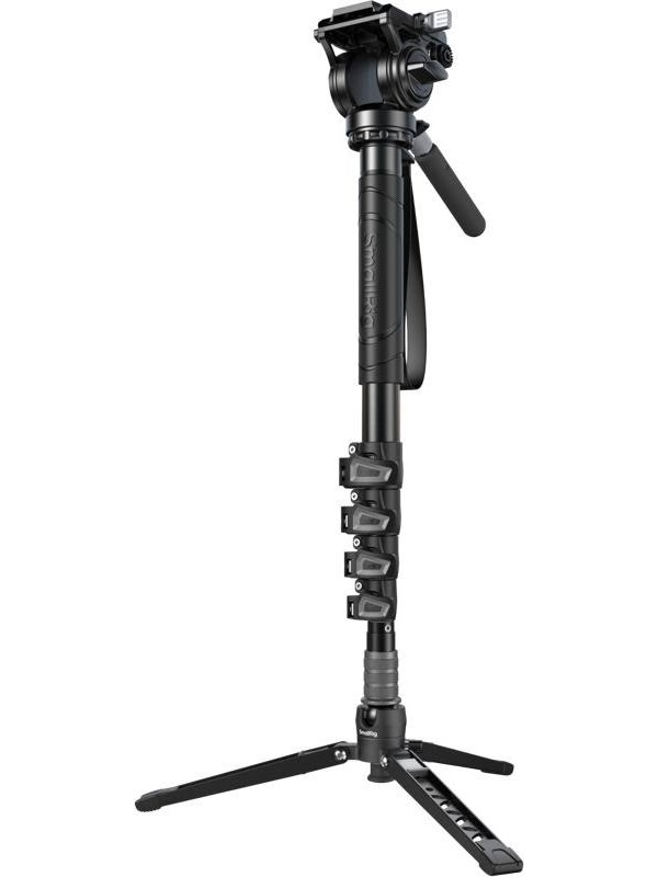SmallRig 6624 Aluminium Monopod 5 sections with Videohead