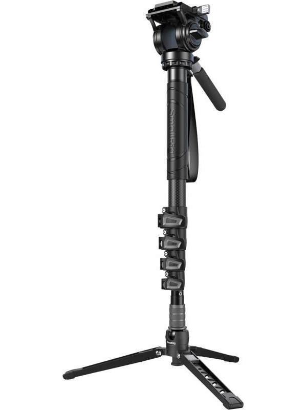 SmallRig 6625 Carbon Fiber Monopod 5 sections with Videohead