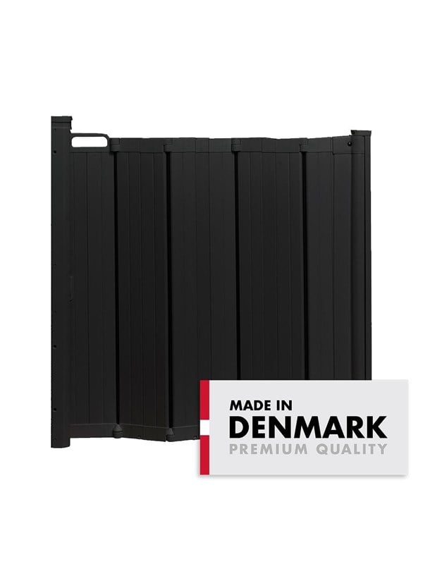 BabyDan Guard Me sikkerhedsgitter Sort 55-89 cm