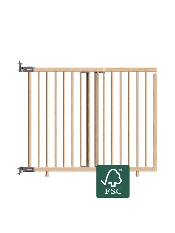 BabyDan Adjust Pro Stair Gate wood nature
