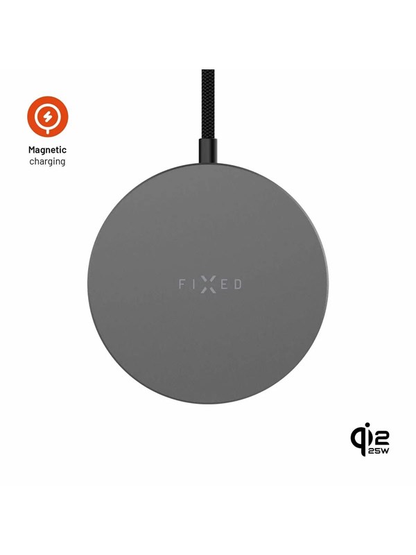 FIXED MagPad Slim Qi2.2 25W wireless charger - Space Grey