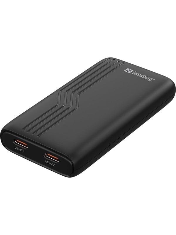 Sandberg 4in1 TravelCharger 65W - Dual USB-C | World Adapters
