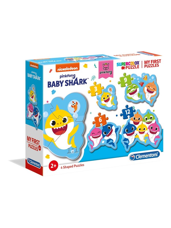 Clementoni Puzzle My First Baby Shark 369 and 12 pieces 2D Puzzles