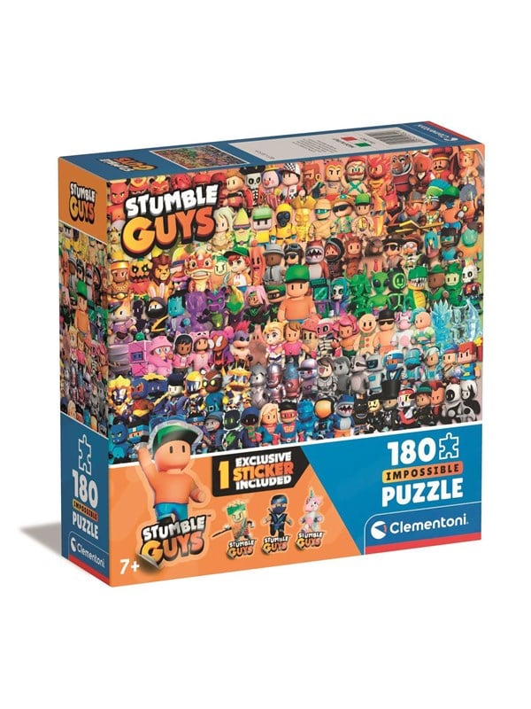 Clementoni Puzzle Impossible Square Box - Stumble Guys 180 pieces 2D Puzzles