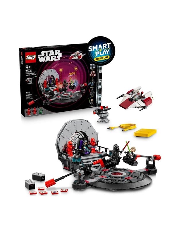 LEGO Star Wars 75427 SMART Play A-Wing und das Duell im Thronsaal