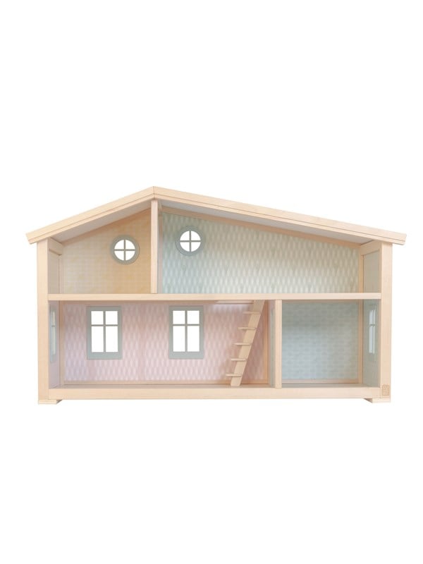 Micki Lundby 2-stckiges Puppenhaus mit zu ffnenden Tren Treppe enthalten