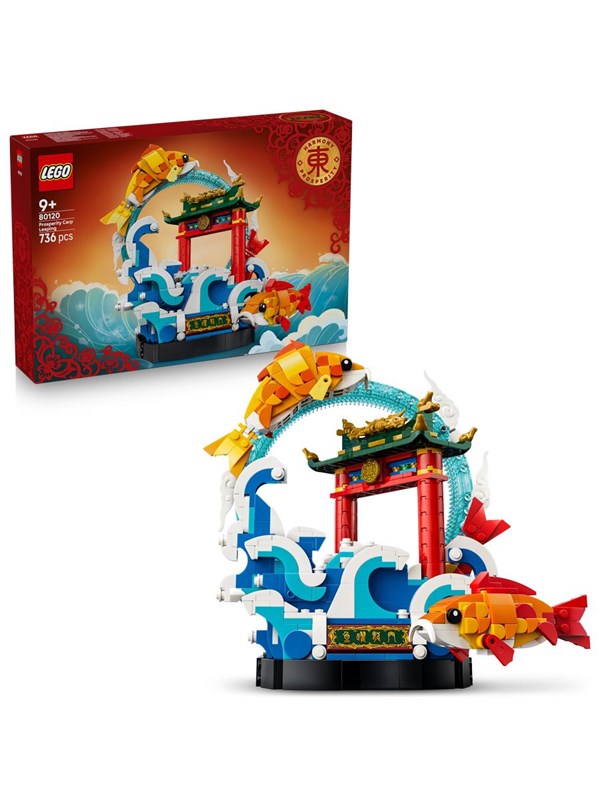 LEGO Chinese Festivals 80120 Karpfen Springt übers Drachentor