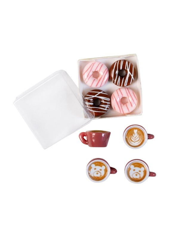 Micki Lundby Kaffeetassen  Schachtel mit 4 Donuts ab 4 Jahren
