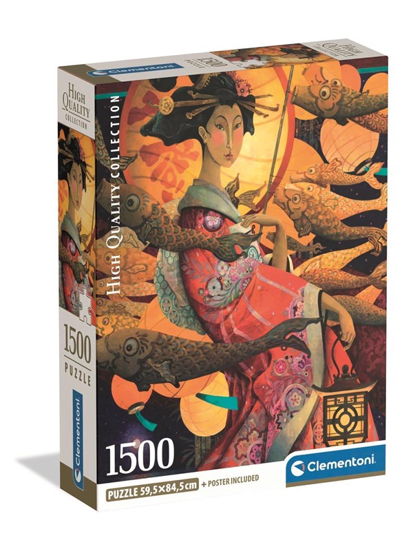 Clementoni Puzzle HQC Koinobori Dance 2026 - Compact 1500 pieces 2D Puzzles