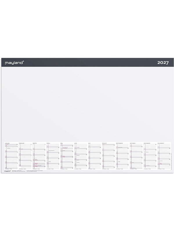 Mayland Skriveunderlag 2027