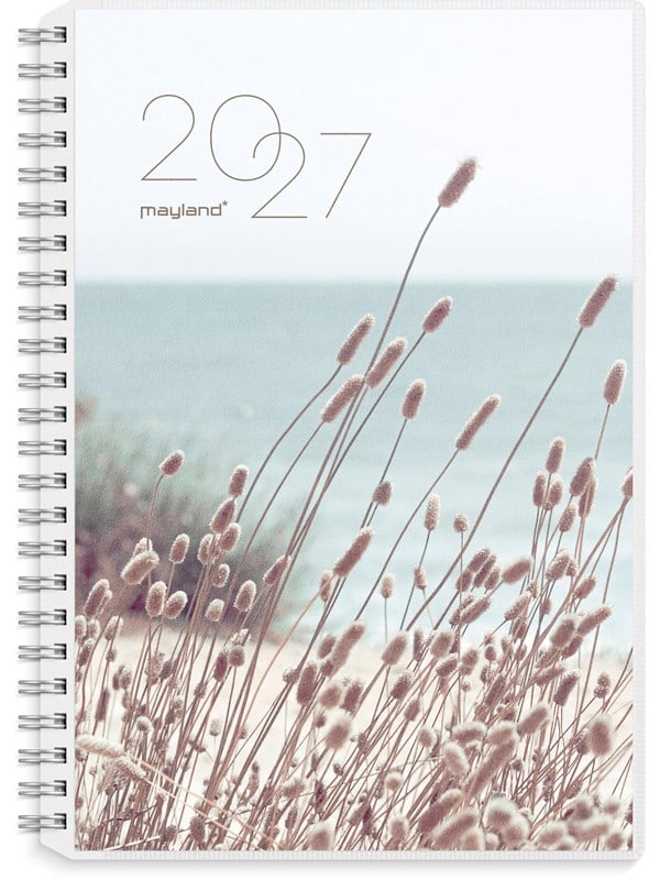 Mayland A5 ugekalender hjformat m4 illu PP-plast 2027