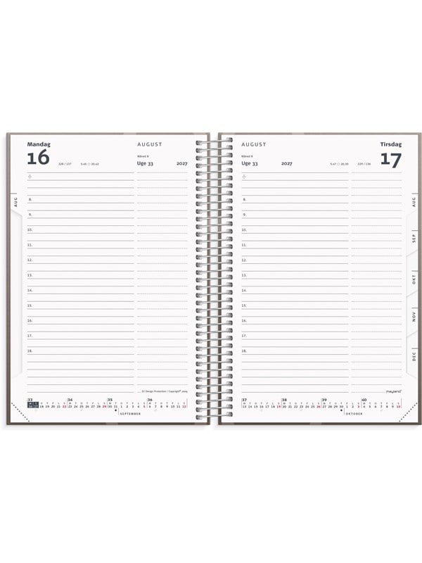 Mayland Dagkalender mnstret karton 2027