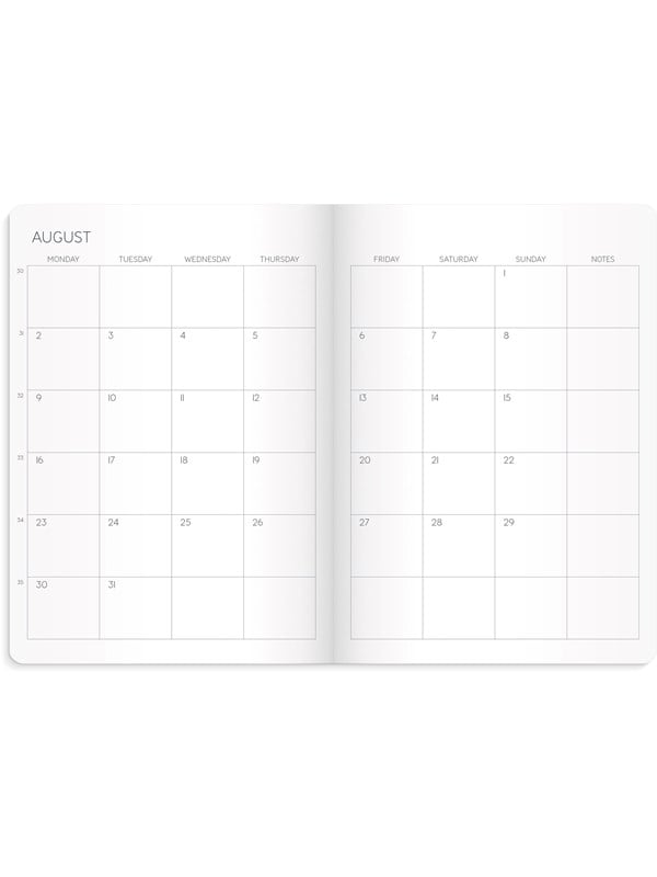 Burde Calendar 2027 Monthly Planner A5