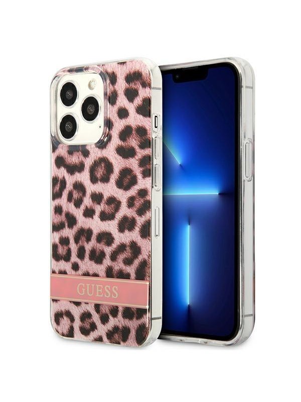 GUESS GUHCP13LHSLEOP iPhone 13 Pro  13 61 pinkpink hardcase Leopard