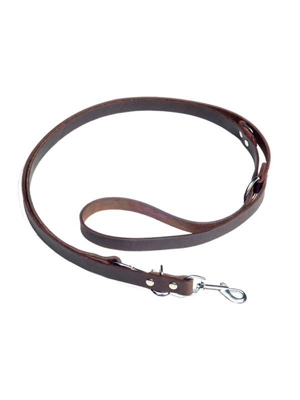 Timely PRAG Dressurleine Dunkelbraun 20 mm  220 cm