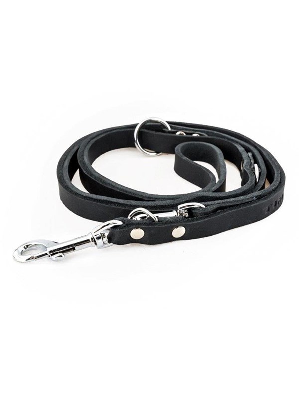 Timely PRAG Dressurleine Schwarz 20 mm  220 cm