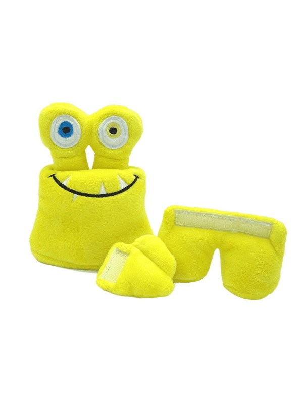 Tearrible Aktivitts-Teddybr Tiny Gelb- mQuietscher 14 cm